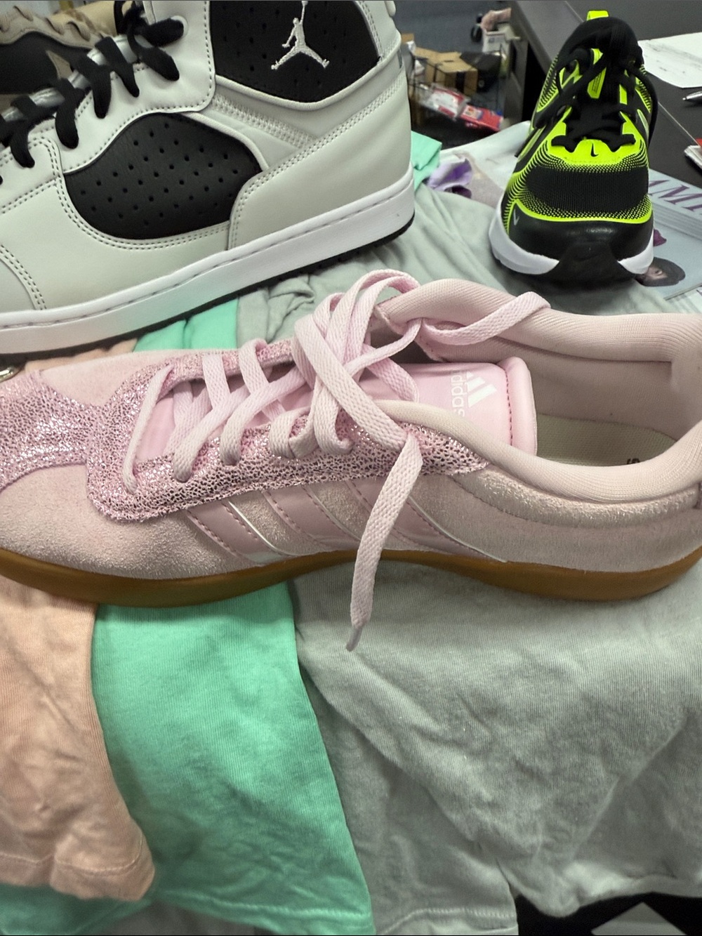 adidas Pink Suede Women's Sneaker with Gum Sole